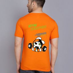 SLOWLORIS Men Graphic Printed Round Neck Cotton Slim Fit T-shirt-image-23