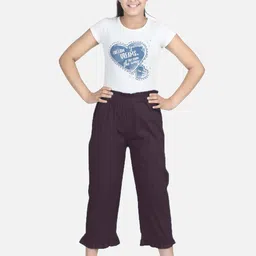 Cutiekins Girls Cotton Mid-Rise Trousers-17
