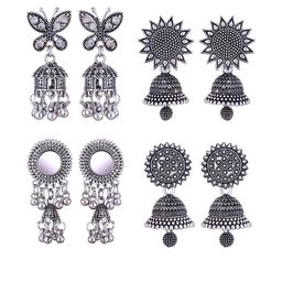 Sangria Alloy Silver-Plated Earrings-image-87