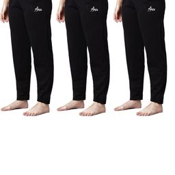 FIT N FAME Women Pack of 3 Mid-Rise Cotton Pyjamas-image-72