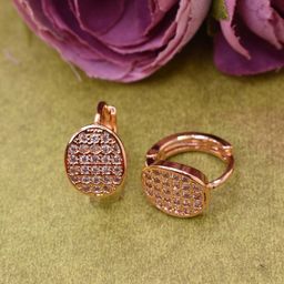 MEIRA JEWELLERY Artificial Stones Studded Oval Studs-picture-48