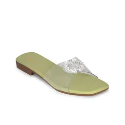 Shoestail Women Embellished Open Toe Flats-picture-18