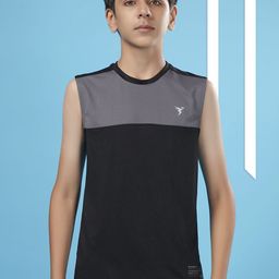 Technosport Boys Colourblocked UPF50 Slim Fit T-shirt-image-78