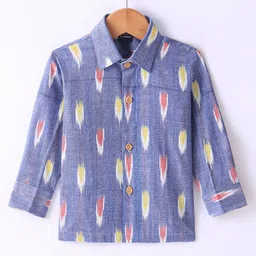 JAV CREATIONS Boys Classic Opaque Abstract Printed Regular Fit Cotton Casual Shirt-image-96