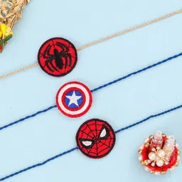Disney By Yellow Bee Set Of 3 Rakhi With Greeting Card & Roli Chawal-image-54