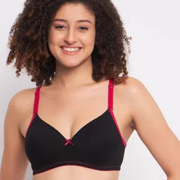 Clovia Full Coverage Lightly Padded Cotton T-shirt Bra-picture-55