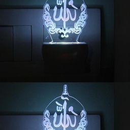SOMIL Set of 2 3D Illusion Effect Multicolour Led Night Lamp-image-86