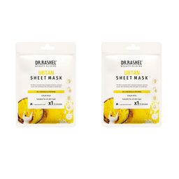 DR.RASHEL Set Of 2 Ubtan  Sheet Mask With Serum - 20 g Each-29