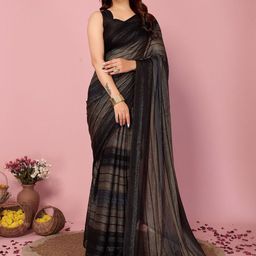 KALINI Striped Ready To Wear Saree-image-75