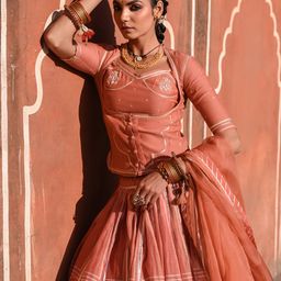 Baise Gaba Embroidered Beads and Stones Ready to Wear Lehenga & Blouse With Dupatta-image-81