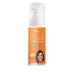 Qelica Ayurvedic Teeth Whitening Foaming Tooth Paste - 60 ml - Luscious Mango-image-51