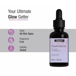 Saturn by GHC Gloww Serum With Vitamin C & Niacinamide- 30 ml image 5