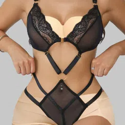 Krelin Women Shoulder Straps Net Baby Doll-image-90