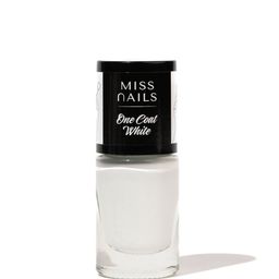 MISS NAILS One Coat White Nail Paint - 6 ml - White 62-22