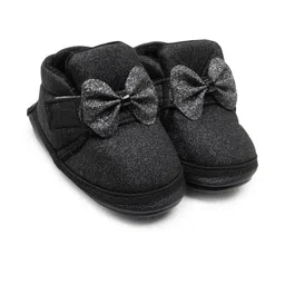 NESKA MODA 12 To 15 Months Baby Boys & Girls Cotton Velcro Chu Chu Sound Shoes/ Booties-35