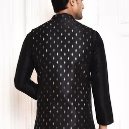 MAAHI FABS Printed Brocade Nehru Jacket image 4