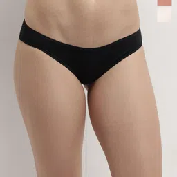 Marks & Spencer Pack Of 3 Bikini Briefs T613033KBLACK MIX-picture-55
