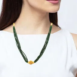 WHP JEWELLERS Women 22 KT Gold Beaded Necklace-image-94