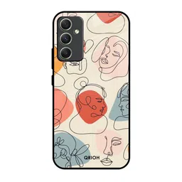QRIOH Abstract Printed Samsung Galaxy A34 5G Back Case Mobile Accessories-picture-0