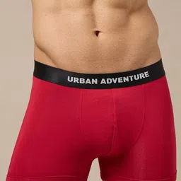 URBAN ADVENTURE Pack of 2 Mid-Rise Anti-Bacterial Short Trunks 2UAM-005-T image 2