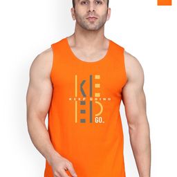 SLOWLORIS Men Pack Of 2 Printed Bio-Wash Combed Cotton Gym Vests-picture-4