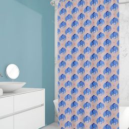 ArtzFolio Single Piece Waterproof Polyester Shower Curtain-image-15