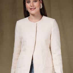 Juelle Women Round Neck Regular Fit Pea Coat-image-93