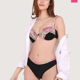 CURWISH Pack Of 2 Lace Mid-Rise Thong Briefs P2L-19-image-52