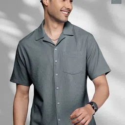 Tee Projekt Pack of 2 Standard Self Design Short Sleeves Casual Shirts-image-96