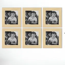 Art Street Beige 5 to 7 Pieces Wood Wall Photo Frames-image-82