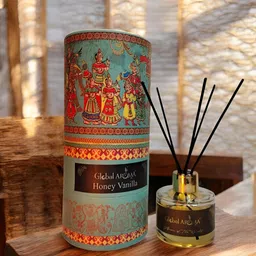 GLOBAL AROMA Blue & Red Honey Vanilla Aroma Oil Diffuser & Sticks 120 ml-51