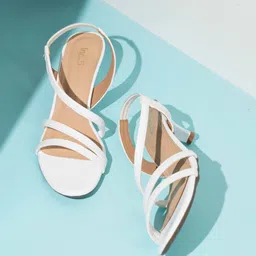 Inc 5 Striped Party Kitten Sandals-17