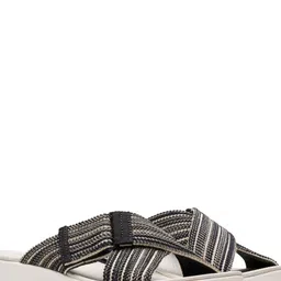Clarks Women Woven Design Open Toe Wedge Heel Sandals-picture-18