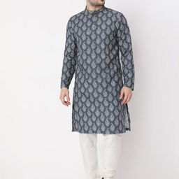 Ethnicity Men Ethnic Motifs Thread Work Kurta-58