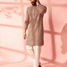 Anouk Men Embroidered Sequinned Kurta-87