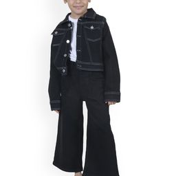 KiddoPanti Girls Jean Flared Stretchable Mid-Rise Jeans-image-53