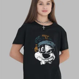 Uniplanet store Girls Typography Printed T-shirt-image-78