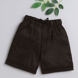 BAATCHEET Kids Regular Fit Solid Shorts-image-16