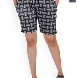 FEEL TRACK Women Pack Of 2 Printed Shorts-image-34