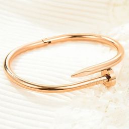 MEENAZ Unisex Rose Gold-Plated Kada Bracelet-23