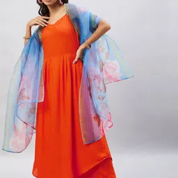 InWeave Printed Organza Dupatta-picture-16