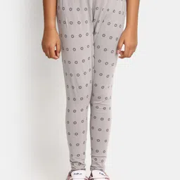 V-Mart Girls Printed Ankle Length Leggings-picture-5