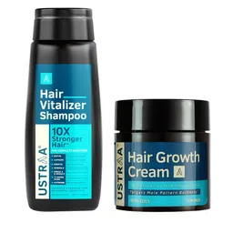 Ustraa Set of Vitalizer Shampoo 250 ml & Hair Growth Cream 100 g-11