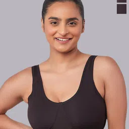 Maashie Pack of 2 All Day Comfort Slip on Sports Bra-image-22