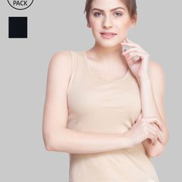 Dollar Missy Pack of 2  Combed Cotton Camisole-image-90