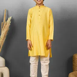 YK Boys Geometric Printed Straight Kurta With Pyjamas-picture-44
