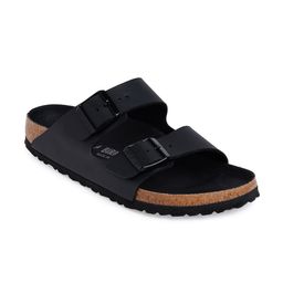 Birkenstock Unisex Narrow Width Black Arizona Sliders-image-91