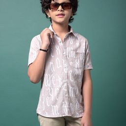 Crimsoune Club Boys Floral Printed Casual Shirt-image-104