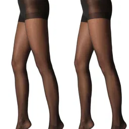 CareDone Pack Of 2 High Waist Pantyhose Stockings-image-19