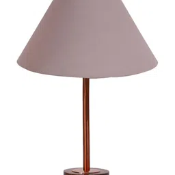 Aura Grey & Brown Metal Frusturical Shaped Table Lamp-27